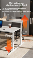 Bureau assis-debout électrique moderne à double moteur, réglable en hauteur, pour ordinateur, poste de travail motorisé professionnel, vente en gros