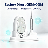 Vente en gros de perceuses à ongles rechargeables personnalisées avec logo, 45000 tr/min, OEM ODM, pédicure, directement de l'usine
