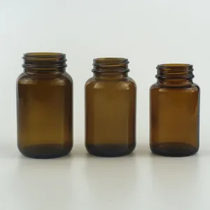 75 ml bernsteinfarbenes glas in pharmazeutischer qualität flaschen bernsteinfarbener saft medizin glasflasche