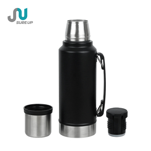 Bouteille isotherme en acier inoxydable de 1,0 L avec poignée, <span class=keywords><strong>thermos</strong></span> anti-fuite pour le camping et le bureau (vente en gros) - Product Image 2