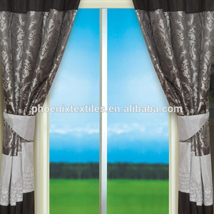 Tenda della doccia di casa blackout di seta del faux salotto roma tenda della finestra - Product Image 2