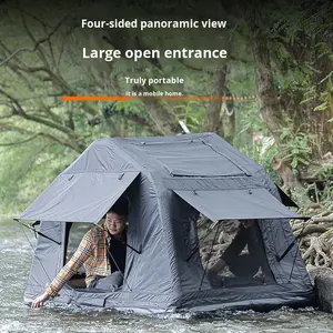 <span class=keywords><strong>Tente</strong></span> <span class=keywords><strong>de</strong></span> toit gonflable <span class=keywords><strong>pour</strong></span> SUV tout-terrain, en tissu Oxford 300D épaissi, chaude, imperméable, pliable, quatre saisons, double, <span class=keywords><strong>pour</strong></span> camping en plein air - Product Image 6