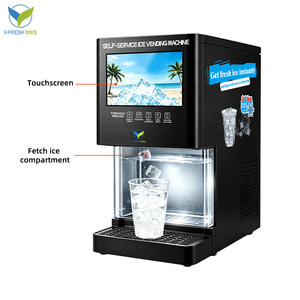 เครื่องทำน้ำแข็งอัตโนมัติแบบตั้งโต๊ะ Ice Cube Vending Machine รุ่น Wx-f55-3 Vfresh พร้อมระบบทำน้ำแข็งและจัดเก็บได้ 20 กก. สำหรับใช้งานเชิงพาณิชย์ - Product Image 5