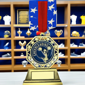 Medallas de metal personalizadas para porristas, varios estilos, cintas de premios, premios de trofeos, regalos personalizados - Product Image 6
