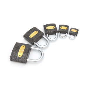 Samhoo Aangepaste Logo Sample Beschikbaar Messing Hangslot Goedkope Top Beveiliging Ijzeren Hangslot - Product Image 4