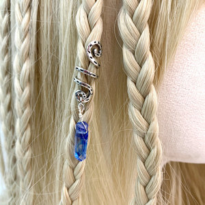 Nouveau design Dreadlocks Perles cristal Dread Lock Golde Métal <span class=keywords><strong>Cheveux</strong></span> Perles Anneau pour Femmes Tresse <span class=keywords><strong>cheveux</strong></span> manchette accessoires - Product Image 2