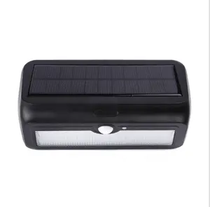 Outdoor Waterproof Solar Wall Light Lamp IP55 Water Resistant Garden Motion Sensorウォールソーラー