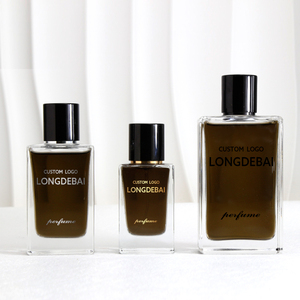 Wholesale Square Clear Crimp Glass Perfume Bottle 30ml 50ml 100ml Magnetic Cap <b>Empty</b> Perfume Bottle With <b>Gift</b> <b>Box</b> - Product Image 6