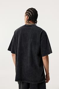 T-shirt surdimensionné pour homme en coton 100% de 285 g/m², col rond, uni, épaules tombantes, personnalisable - Product Image 4