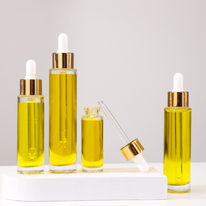 Bouteille d'huile d'<span class=keywords><strong>essence</strong></span> liquide originale 30ml 50ml 60ml 100ml Flacon compte-gouttes cosmétique essentiel en verre à épaulement plat - Product Image 2