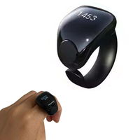 SXH5136 compteur numérique Tasbih créatif minimaliste Mini Zikr anneau avec boussole doigt compteur anneau pour Tasbeeh comptage