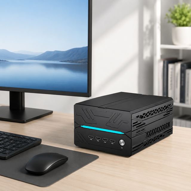 Mini PC Gaming PC With Intel Core I5 I7 I9 RTX 5060 Ti 16GB DDR5 Compact Desktop Computer for AI Design CAD Work and 3D Use