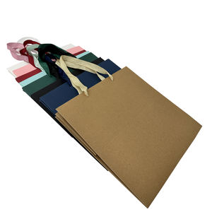 <span class=keywords><strong>Sac</strong></span> fourre-tout en papier kraft écologique et durable avec des matériaux recyclés, style luxueux pour les soins capillaires et les achats, logo et couleur personnalisés - Product Image 6