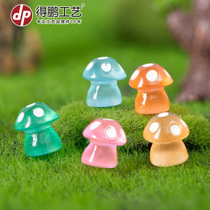Dp Mushroom Resin Ornaments <b>Miniature</b> Garden Decor Home Decoration Artistic Craft Accessories - Product Image 2