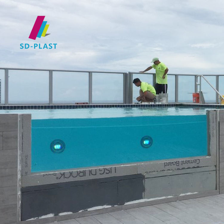 Clear Outdoor PMMA Acrylic Glass Swimming Pools - SD099