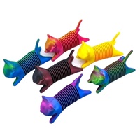 Juguete Creativo Antiestrés de Gato de Primavera Súper Lindo, Viral en Internet, Impresión 3D, Portátil