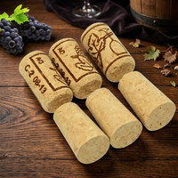 Bouchon de bouteille de vin poli en bois en forme de T anti-déversement pour bouteilles de vin rouge avec logo personnalisé et taille et couleur personnalisables