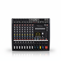Console de mixage audio numérique et d'enregistrement CMS 600-3/1000-3/1600-3 à 6 canaux avec double processeur DSP 99 et boîtier métallique