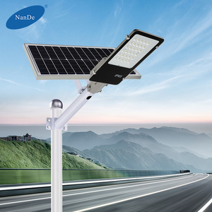 NanDe Chine Fabricant Gris Ip65 Étanche Extérieur <span class=keywords><strong>15w</strong></span> Mur Monté Led Solaire Lampadaire - Product Image 1