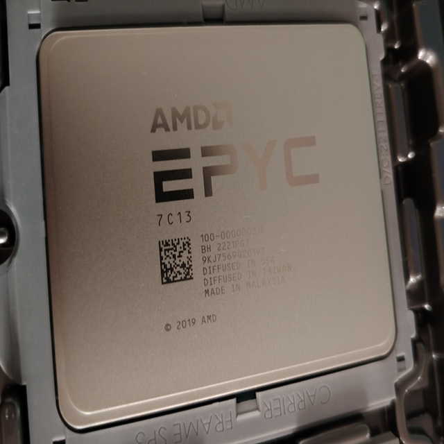 Server CPU AMD EPYC Milan 7C13 CPU 64 Cores 3.7GHz Unlocked Server Processor