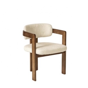 Chất lượng cao rắn gỗ cừu/nhung da ghế ăn thiết kế hiện đại cho nhà bếp nhà - Product Image 1