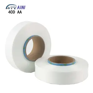 HUAHAI factory high quality elastic lycra thread brand AINI 40D AA grade bright transparent bare spandex yarn