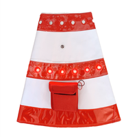 Feux de sécurité, cône de signalisation, 24 pièces, lumières LED, cône réfléchissant, collier / gilet de sécurité, cônes clignotants