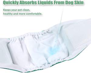 छोटे पालतू जानवर के कपड़े डायपर से नर कुत्ते के पेट बैंड छोटे पालतू - Product Image 3