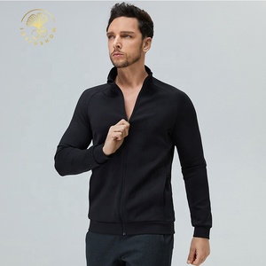 Chất Lượng Cao Mens Tập Thể Dục Quần Áo Tập Thể Dục Trống Đầy Đủ Zip Thể Thao Chạy <span class=keywords><strong>Softshell</strong></span> Tùy Chỉnh Polyester Ngoài Trời Theo Dõi Áo Khoác Cho Nam Giới - Product Image 4