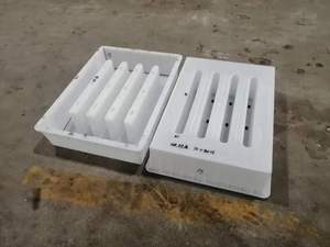 Molde de plástico de inyección de bloque de hormigón de alta calidad, diseño en <span class=keywords><strong>U</strong></span>, fabricación de moldes para cubierta de drenaje al aire libre, China - Product Image 3