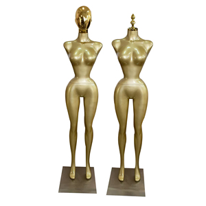 Manichino da donna per tutto il corpo Curvy espositore in plastica per <span class=keywords><strong>abbigliamento</strong></span> leggero per uso in negozio - Product Image 2