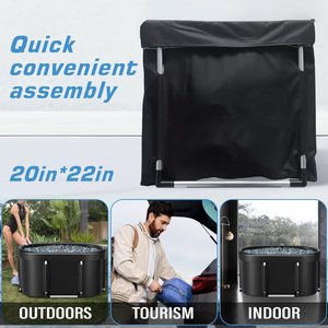 OHO Bañera de Hielo Portátil de 105 Galones con Múltiples Capas, Diseño Moderno para Recuperación al Aire Libre - Product Image 3