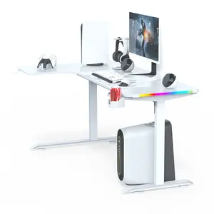 Advanced Carbon Fiber Office Gaming Desk mit RGB-Lichtern