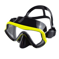 Nouveau design 2026 – Masque de plongée à lentille unique anti-buée et étanche avec silicone liquide, faible volume