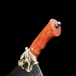 Cinese Longquan patrimonio culturale immateriale artigianale forgiatura osso coltello da taglio coltello speciale da macellaio - Product Image 5