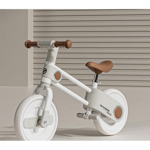 Squirrelbaby Kids <b>Balance</b> <b>Bike</b> 12 In No Pedal Aluminum Alloy Wheel Khaki Green Pink For 2-4 Year Old Children - Product Image 4