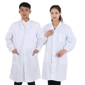 Bata de Laboratorio Personalizada con Mangas Elásticas, Uniforme Profesional Unisex para Hospitales y Médicos, Bata de Laboratorio Blanca, Uniforme Médico General - Product Image 6