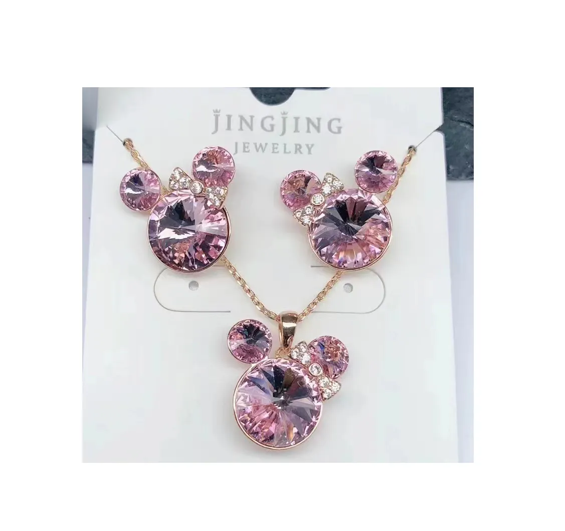jingjing Xuping hot sale Jewelry Cute Small Mouse Stud Earrings for Women Teen Girls with free shipping