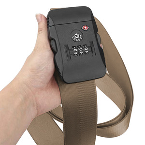 <span class=keywords><strong>Sangle</strong></span> de bagage en nylon transfrontalière à <span class=keywords><strong>sangle</strong></span> croisée, <span class=keywords><strong>sangle</strong></span> de <span class=keywords><strong>valise</strong></span> avec serrure <span class=keywords><strong>TSA</strong></span>, mot de passe renforcé, anti-explosion, urbaine - Product Image 4