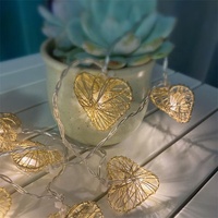 Guirlande lumineuse décorative à lumière LED, haute qualité, 1 m, 2 m, 3 m, 10, 20 ou 30, en forme de cœur, féerique, pour la décoration de la maison, salle de fête, 1 pièce