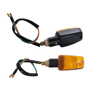 QIDEWIN ไฟเลี้ยวรถจักรยานยนต์ LED สีเหลืองอำพันไฟแสดงสถานะด้านข้างสำหรับการติดตั้งเพิ่มเติมอัพเกรดพลาสติก 1 เลนส์ - Product Image 5
