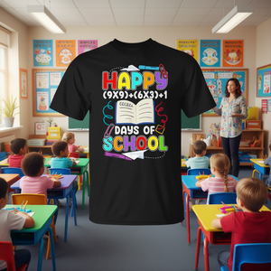 Camiseta con ecuación matemática para celebrar los 100 días de clases, para niños y profesores - Product Image 3