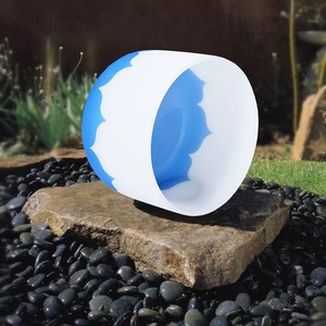 Pabrik grosir 440hz dan 432hz 6 "-24" Chakra Set Frosted Kristal kuarsa bernyanyi mangkuk dengan catatan C # D # E F # G # <span class=keywords><strong>a</strong></span> # <span class=keywords><strong>B</strong></span> - Product Image 3