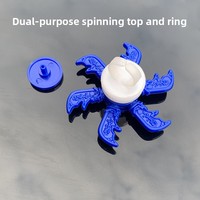 Anneau Fidget Spinner Lumineux LED Créatif Interactif en Plastique – Jouet Éducatif Exclusif Transfrontalier – Idéal Cadeau