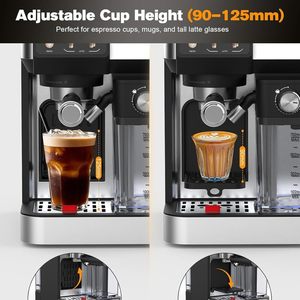 เครื่องทำกาแฟลาเต้เอสเพรสโซ่แบบอิตาลีสำหรับใช้ในบ้าน - Product Image 5