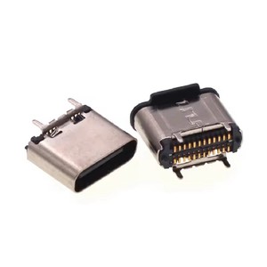 Micro <span class=keywords><strong>USB</strong></span> 3.1 Dọc Núi Nữ Loại-C Ghế 24Pin Dọc Núi Trực Tiếp Chèn 90 Độ Kép Row Chip Giao Diện Kết Nối - Product Image 1