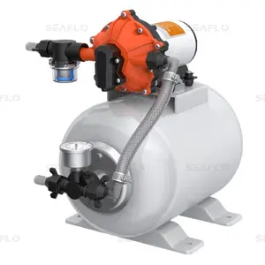 SEAFLO 8L Accumulator Pressure Boost System with 12v water pump Self-priming up to 6 feet