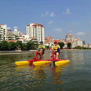 Pédale de banane gonflable de haute qualité, taille personnalisée, tubes <span class=keywords><strong>pour</strong></span> bateau, vélo d'eau flottant, livraison gratuite - Product Image 1