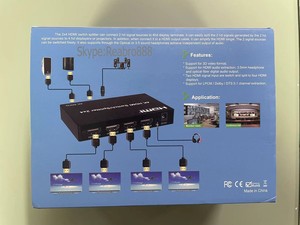 4K 60hz H-D-M-I 切换分配器 2x4 3.5mm 音频提取器 视频转换器 双电视 2 3 或 4 显示屏 - Product Image 6