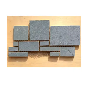 Suministro de China de color diferente HBLS serie para la pared y el piso natural desconcertado pizarra de adoquines de piedra